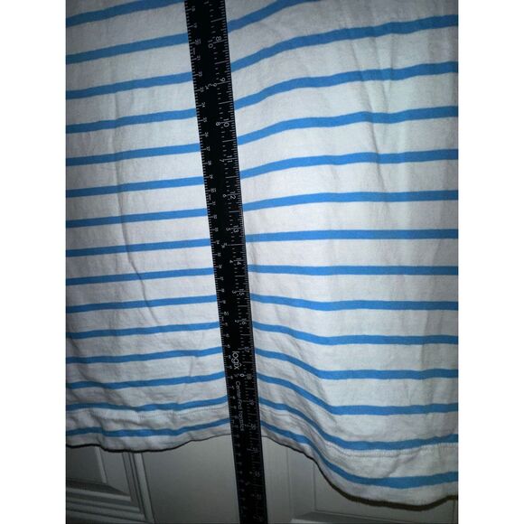 Old Navy EveryWear Crew-Neck Striped T-Shirt – Baby Blue & White, Women’s Size M - Picture 5 of 5